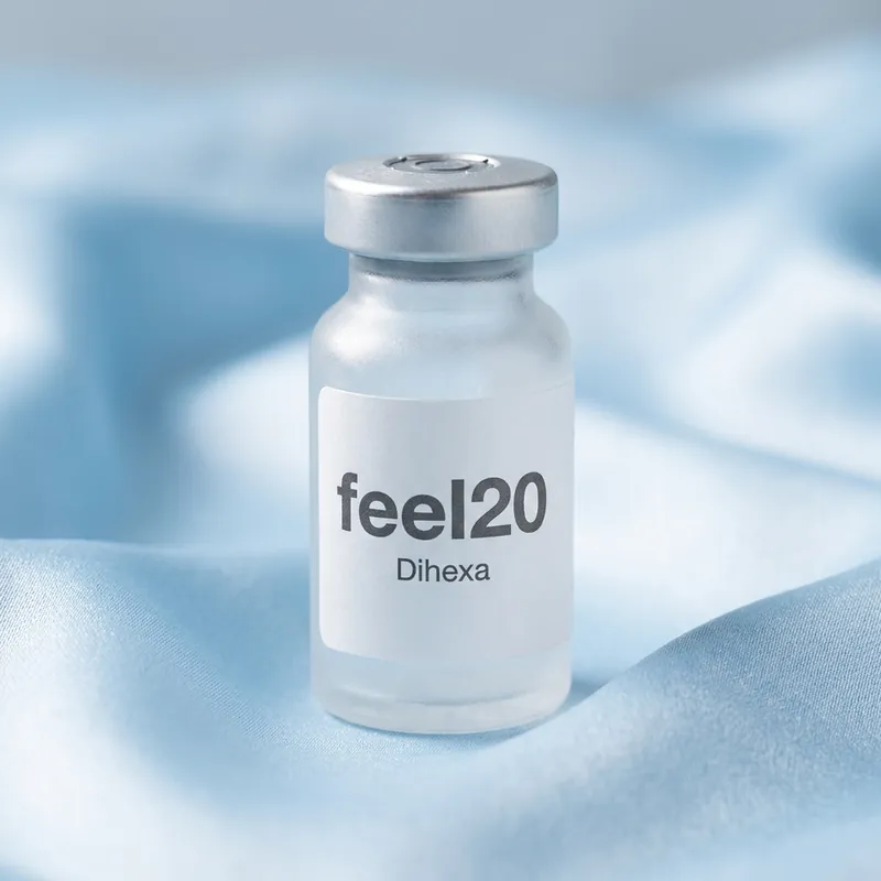 A Feel20 Dihexa vial
