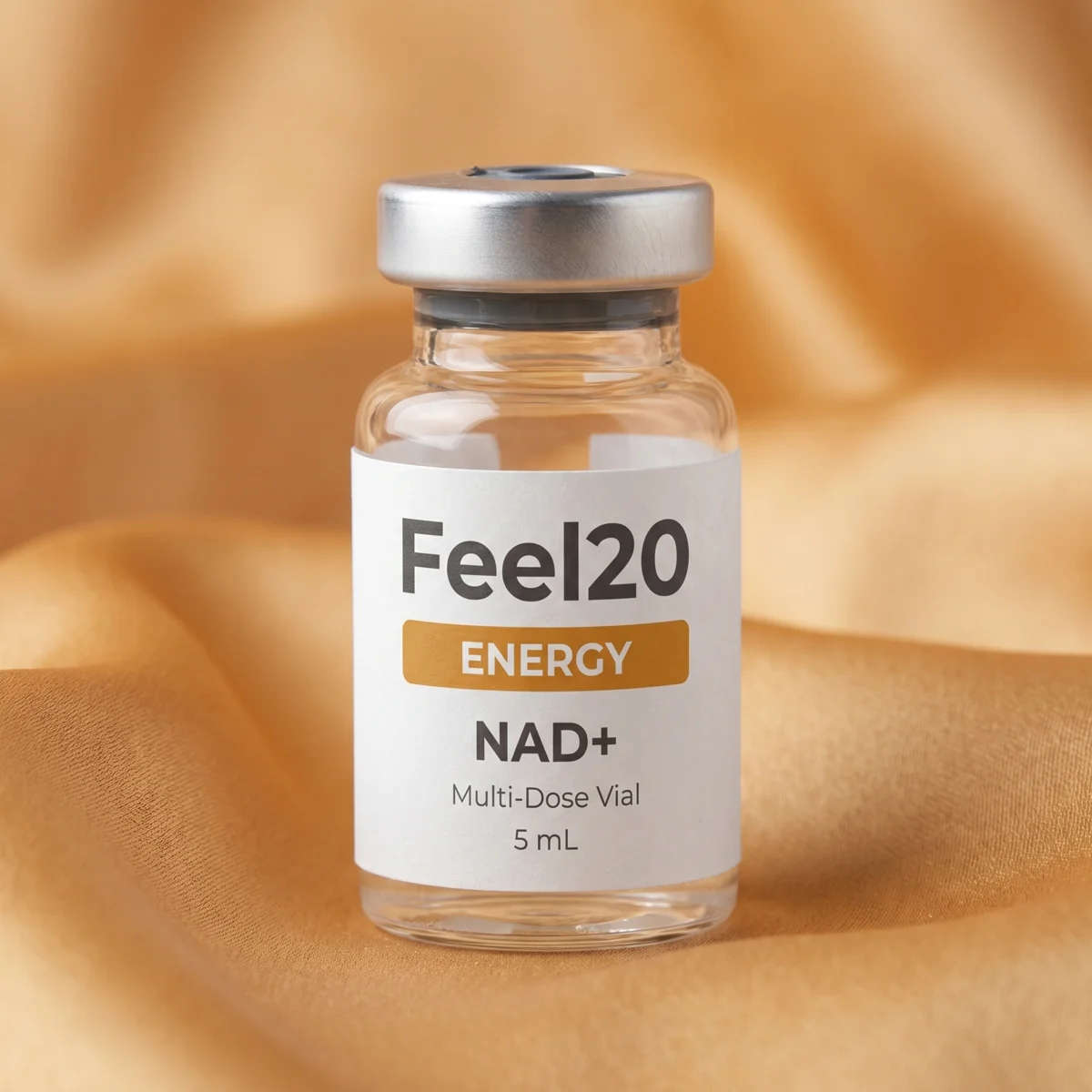 NAD+ & B12 Energy vial, cold-shipped from a licensed US pharmacy