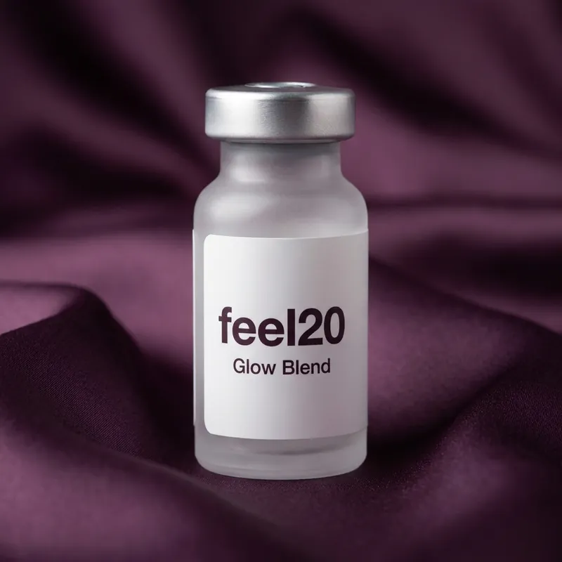 A Feel20 Glow Blend vial