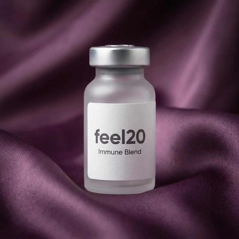A Feel20 Immune Defense Blend vial