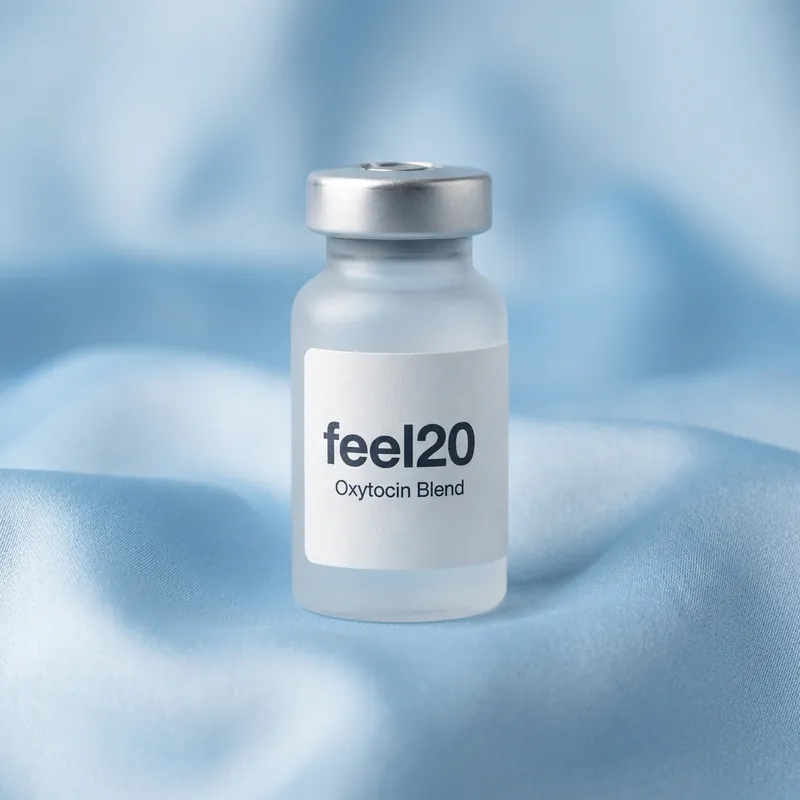 A Feel20 Oxytocin + Methylene Blue vial