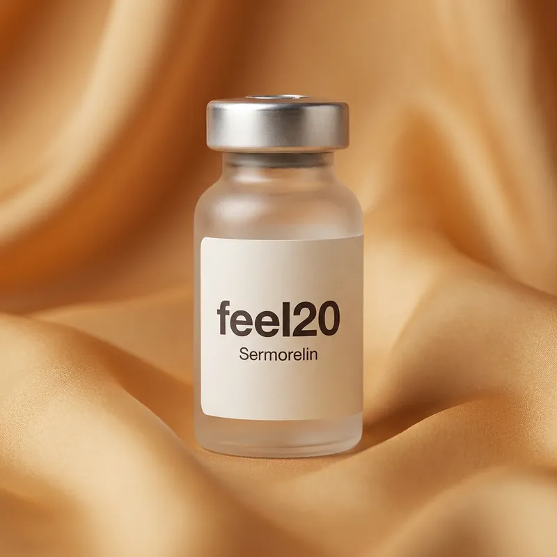 A Feel20 Sermorelin vial